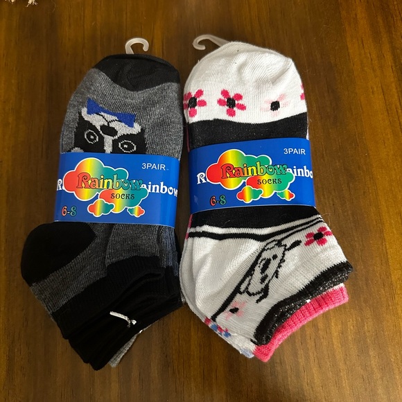 Women’s socks Size 6-8 Bundle of 2 Packs of 3 Pairs NWT - Picture 2 of 4